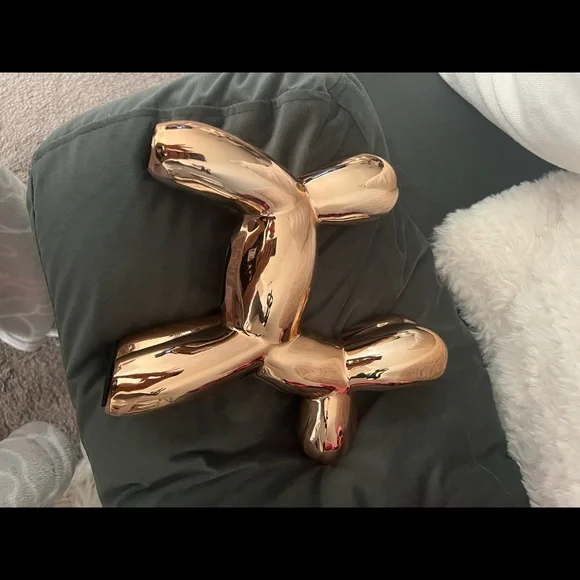 Amazon Accents Rose Gold Balloon Dog Ceramic Sculpture Poshmark